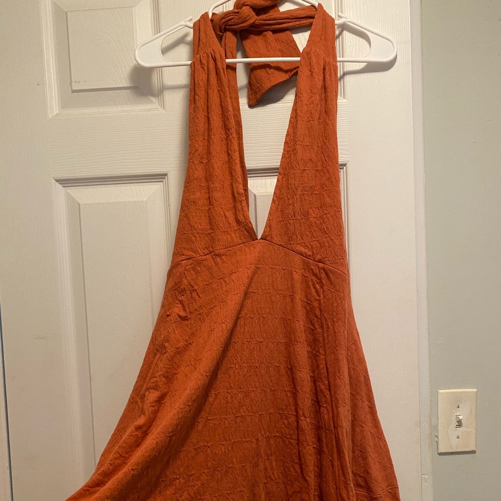 Free People halter dress // New with tags // XS